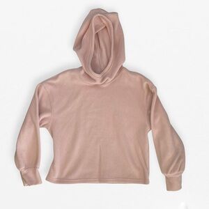 Old Navy Kids Cozy Light Pink Fleece Hoodie M